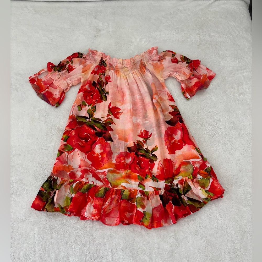 Shahida Parides  , Floral Red and Pink